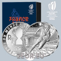 Frankrijk 10 euro zilveren munt Proof 2023 - Wereldkampioenschap rugby Frankrijk