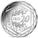 Frankrijk 20 euro zilveren munt 2022 - 20 jaar euro