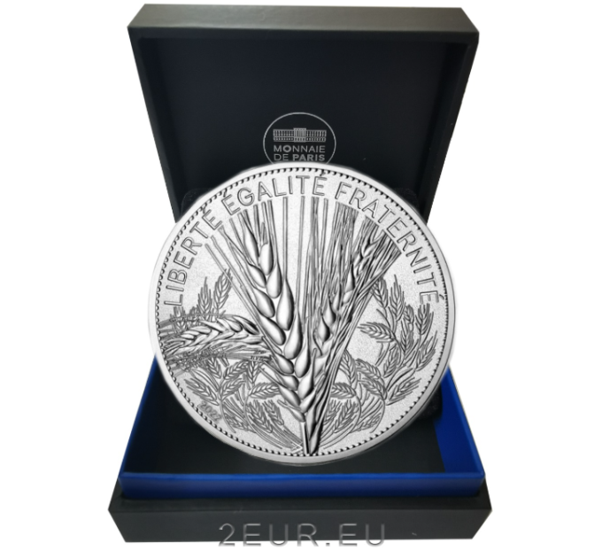 Frankrijk 20 euro zilveren munt Proof 2022 - Aard van Frankrijk - De tarwe