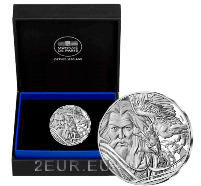 Frankrijk 10 euro zilveren munt Proof 2022 - Harry Potter - Albus Perkamentus