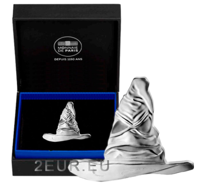 Frankrijk 10 euro zilveren munt Proof 2022 - Harry Potter - Magische sorteerhoed