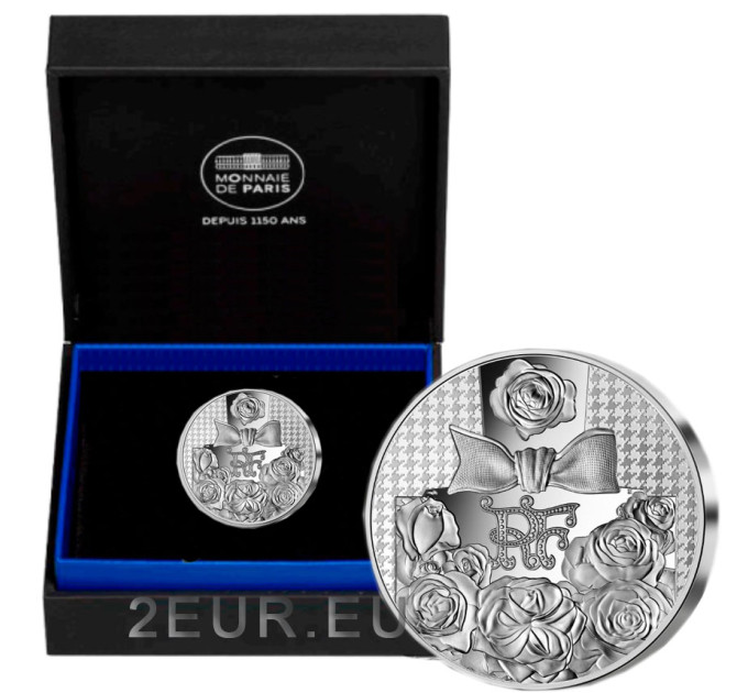 Frankrijk 50 euro zilveren munt Proof 2021 - Franse uitmuntendheid - Dior