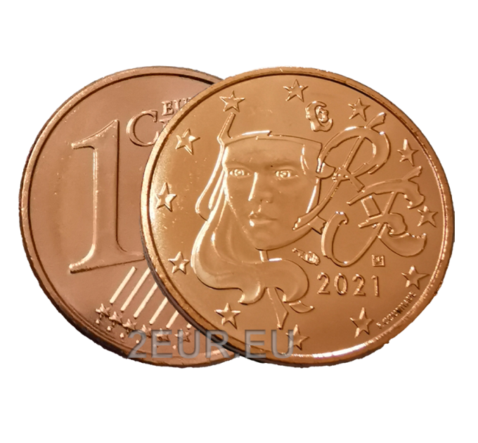 Frankrijk 1 cent UNC 2021