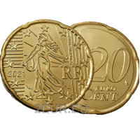 Frankrijk 20 cent UNC 2021