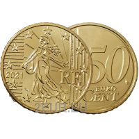 Frankrijk 50 cent UNC 2021