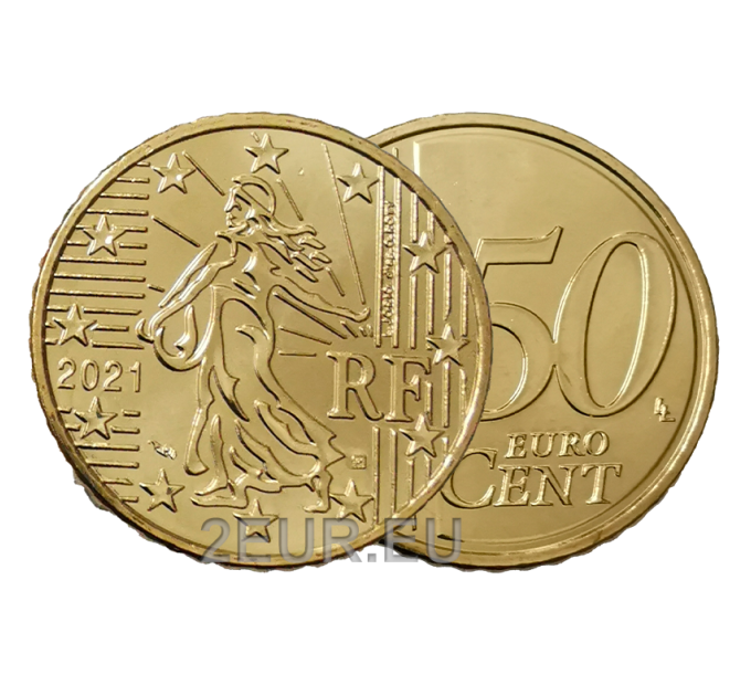 Frankrijk 50 cent UNC 2021