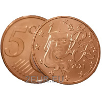 Frankrijk 5 cent UNC 2021