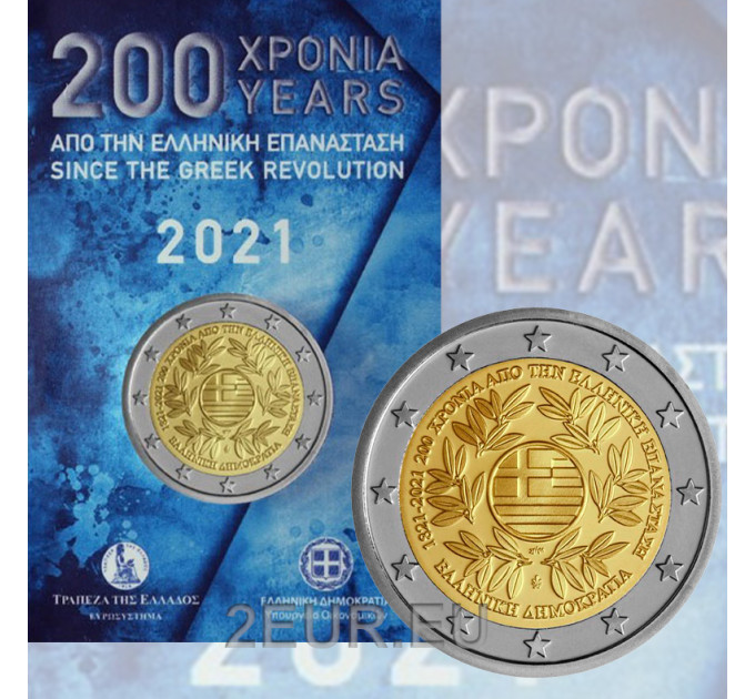 Griekenland 2 euro BU 2021 - 200 jaar na de Griekse Revolutie