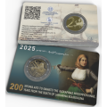 Griekenland 2 euro BU 2025 - 200 JAAR NA DE DOOD VAN LASKARINA BOUBOULINA