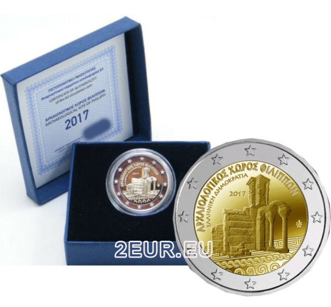 Griekenland 2 euro proof 2017 - Archeologische vindplaats Filippi