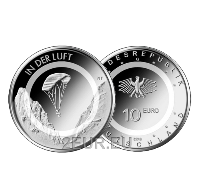 Duitsland 10 euro UNC 2019 - Air and Motion - Airborne