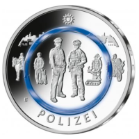 Duitsland 10 euro UNC 2024 - Ten dienste van de samenleving - Politie