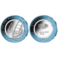 Duitsland 10 euro UNC 2021 - Op het water