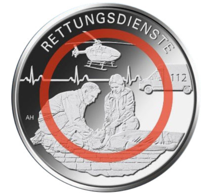 Duitsland 10 euro UNC 2026 - Ten dienste van de samenleving - Hulpdiensten