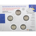 Duitsland 2 Euromuntset  BU 2020 - Brandenburg - Paleis Sanssouci - ADFGJ