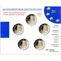 Duitsland 2 Euromuntset BU 2020 - 50 jaar sinds de Kniefall von Warschau - Kniebuiging van Warschau - ADFGJ Duitsland 2 Euromuntset BU 2020 - 50 jaar sinds de Kniefall von Warschau - Kniebuiging van Warschau - ADFGJ
