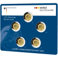 Duitsland 2 Euromuntset  BU 2023 - 1275e verjaardag van de geboorte van Karel de Grote - ADFGJ