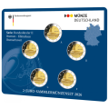 Duitsland 2 Euromuntset  BU 2026 - Bremen - ADFGJ