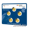 Duitsland 2 Euromuntset  BU 2025 - SAARLAND - ADFGJ
