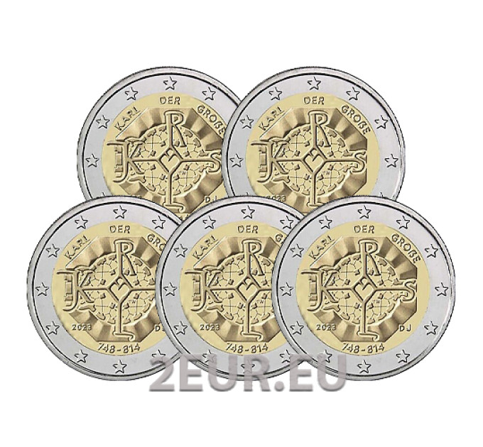 Duitsland 2 euro UNC 2023 - 1275e verjaardag van de geboorte van Karel de Grote - ADFGJ