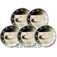 Duitsland 2 euro UNC 2025 - SAARLAND - ADFGJ