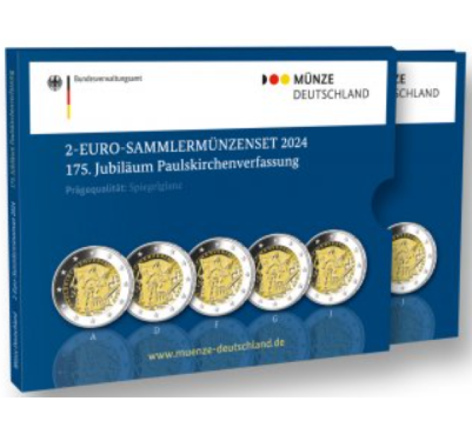 Duitsland 2 euro proof 2024 - 175 jaar Paulskirche-grondwet