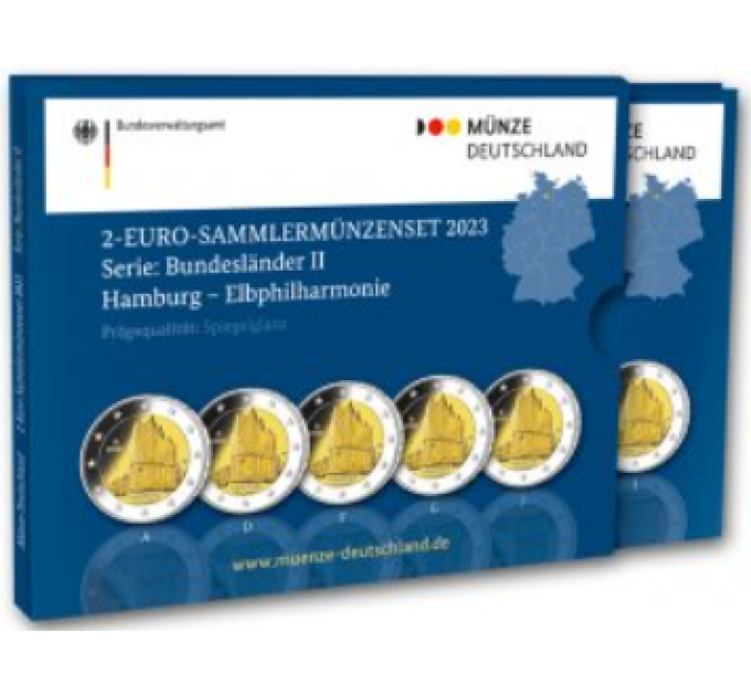 Duitsland 2 euro proof 2023 - Hamburg-Elbphilharmonie