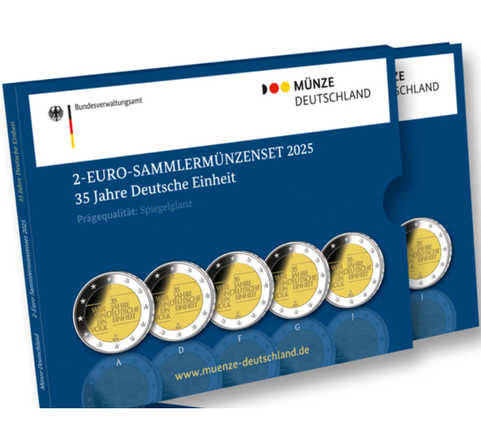 Duitsland 2 euro proof 2025 - 35 jaar Duitse eenheid