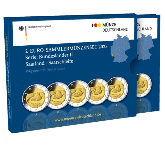 Duitsland 2 euro proof 2025 - SAARLAND
