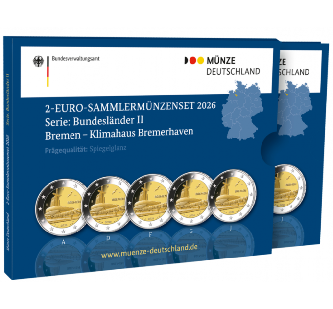 Duitsland 2 euro proof 2026 - Bremen