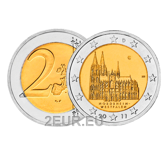 Duitsland 2 euro UNC 2011 - Noordrijn-Westfalen - G - Karlsruhe