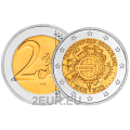 Duitsland 2 euro UNC 2012 - 10 Jaar Euro Cash - A - Berlijn