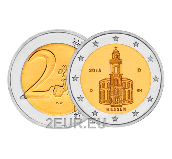 Duitsland 2 euro UNC 2015 - St. Paulskerk - A - Berlijn