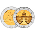 Duitsland 2 euro UNC 2016 - Zwinger Paleis in Dresden - D - München