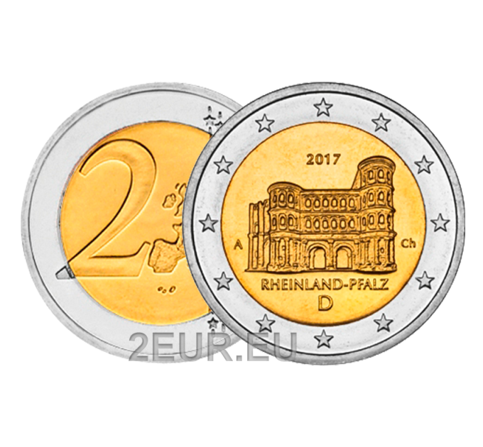 Duitsland 2 euro UNC 2017 - Rijnland-Palts - A - Berlijn