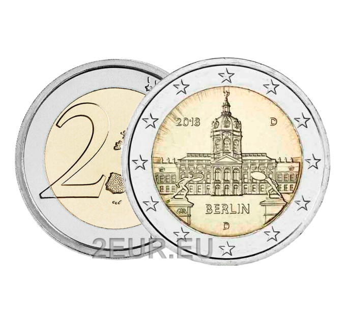 Duitsland 2 euro UNC 2018 - Paleis Charlottenburg - D - München