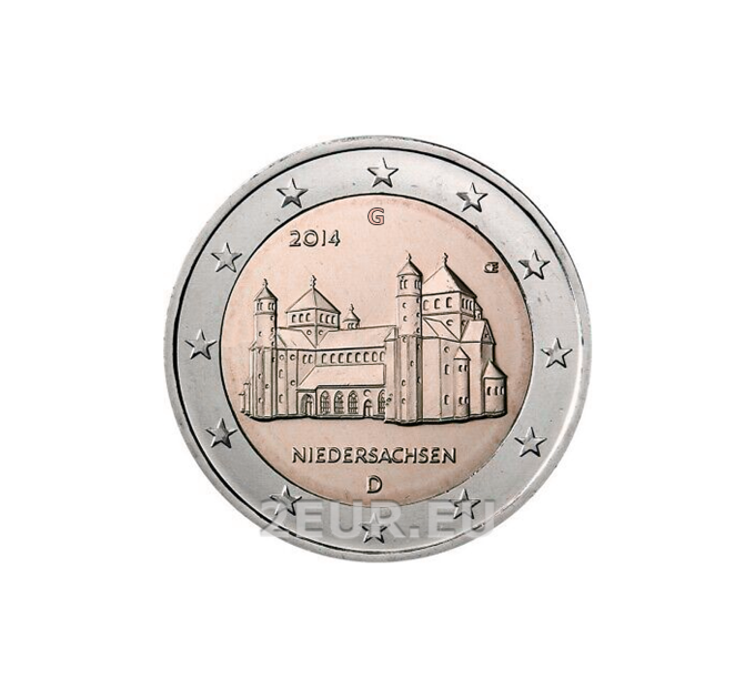 Duitsland 2 euro UNC 2014 - NIEDERSACHSEN - G - Karlsruhe