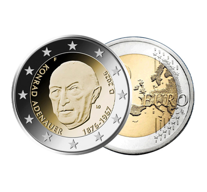 Duitsland 2 euro UNC 2026 - Konrad Adenauer