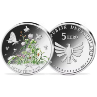 Duitsland 5 euro UNC 2022 - De wondere wereld van insecten - Insectenrijk Duitsland 5 euro UNC 2022 - De wondere wereld van insecten - Insectenrijk