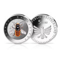 Duitsland 5 euro UNC 2023-2 - De wondere wereld van insecten - Rode Metselaarsbij