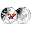 Duitsland 5 euro UNC 2023 - De wondere wereld van insecten - Zevenstippelig lieveheersbeestje