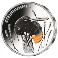Duitsland 5 euro UNC 2024 - De wondere wereld van insecten - Roodstaarthommel