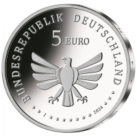 Duitsland 5 euro UNC 2024 - De wondere wereld van insecten - Roodstaarthommel Duitsland 5 euro UNC 2024 - De wondere wereld van insecten - Roodstaarthommel