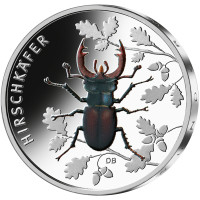 Duitsland 5 euro UNC 2024 - De wondere wereld van insecten - Hert kever Duitsland 5 euro UNC 2024 - De wondere wereld van insecten - Hert kever