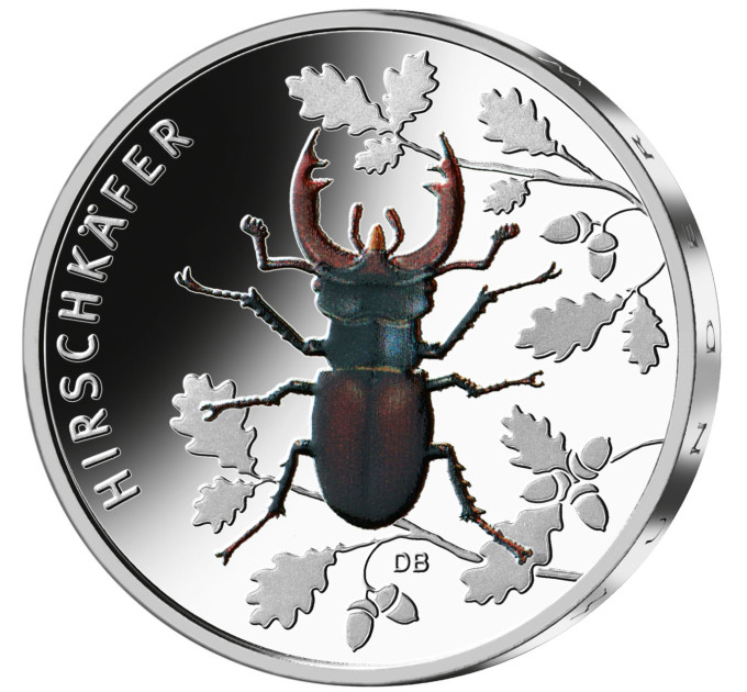 Duitsland 5 euro UNC 2024 - De wondere wereld van insecten - Hert kever