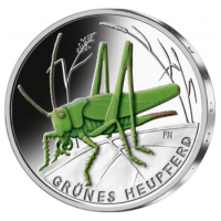 Duitsland 5 euro UNC 2024 - De wondere wereld van insecten - De Groene Krekel Duitsland 5 euro UNC 2024 - De wondere wereld van insecten - De Groene Krekel