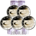 Duitsland 2 euro rollen UNC 2025 - SAARLAND - ADFGJ