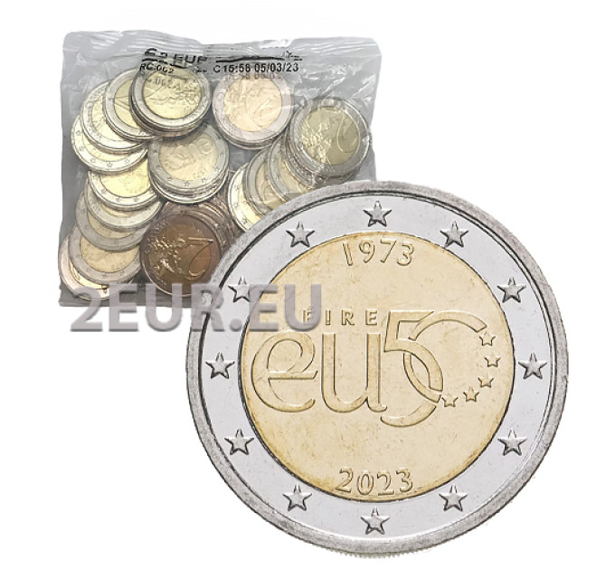 Ierland 2 euro rol 2023 – 50 jaar Ierlands lidmaatschap van de Europese Unie
