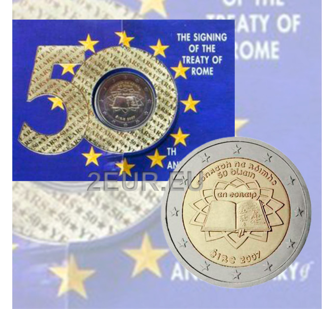 Ierland 2 euro BU 2007 - Verdrag van Rome