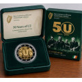 Ierland 2 euro proof 2026 - 50-jarig jubileum van U2